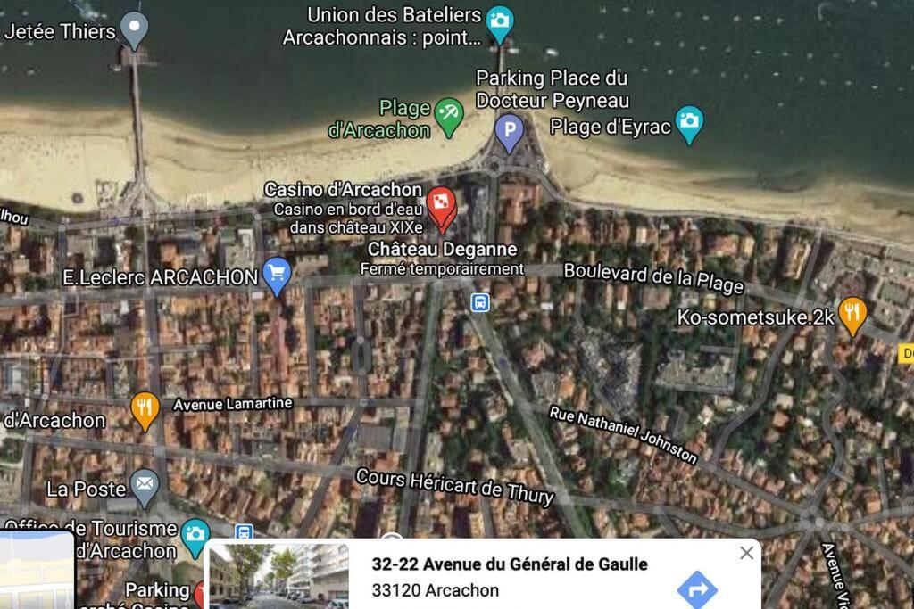 T2 Full Centre At 7 Min From The Beach 아르카숑 외부 사진